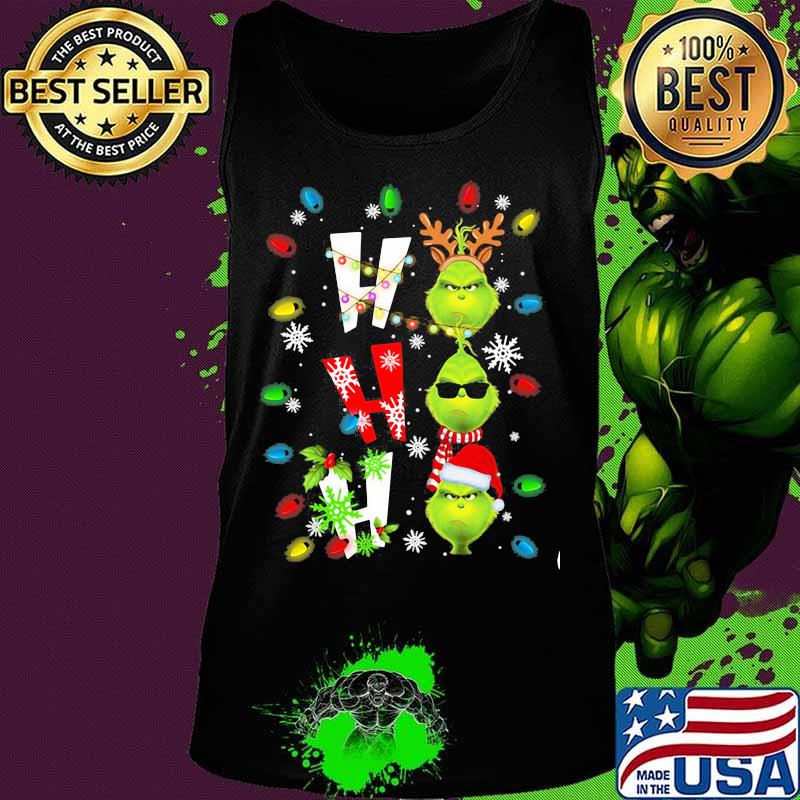 Ho Ho Ho Grinch Merry Christmas Shirt Tank top Ho Ho Ho Grinch Merry Christmas Shirt Tank top