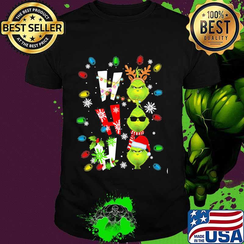 Ho Ho Ho Grinch Merry Christmas Shirt Ho Ho Ho Grinch Merry Christmas Shirt