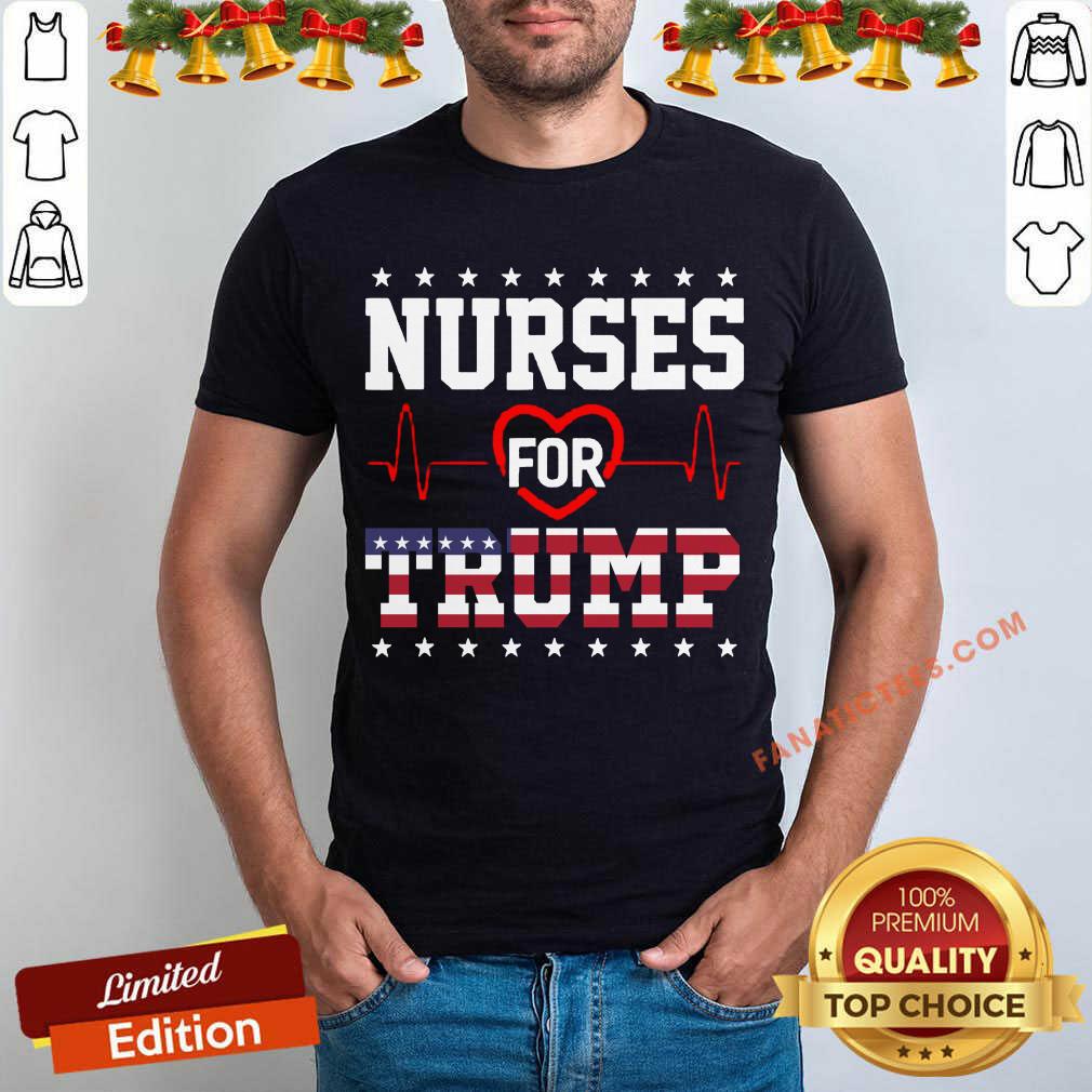 Hot Nurses For Trump Shirt Funny Pro Trump Nurse T-Shirt