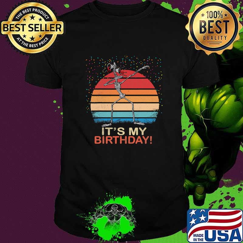 It’s My Birthday Creepy Dabbing Siren Head Vintage Shirt
