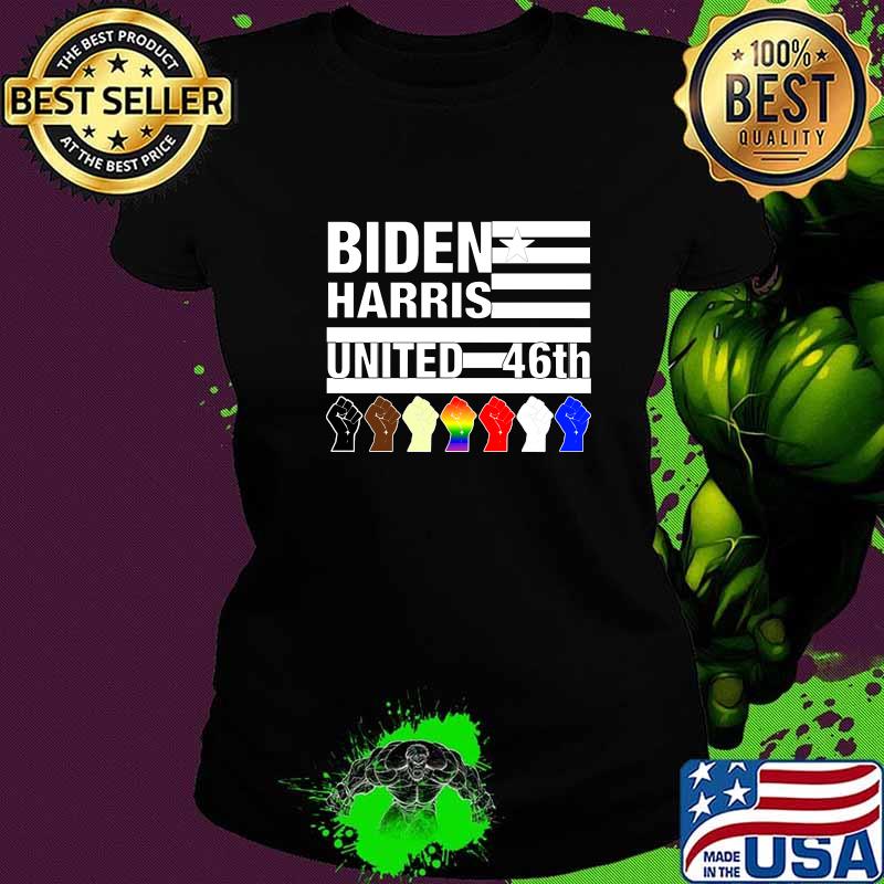 Joe Biden Kamala Harris United President Lgbt Us 46th Shirt Ladies tee Joe Biden Kamala Harris United President Lgbt Us 46th Shirt Ladies tee