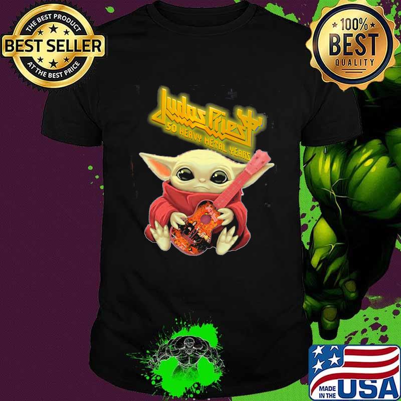 Judas Priest To Play 50 Heavy Metal Years Yoda Guitar Shirt