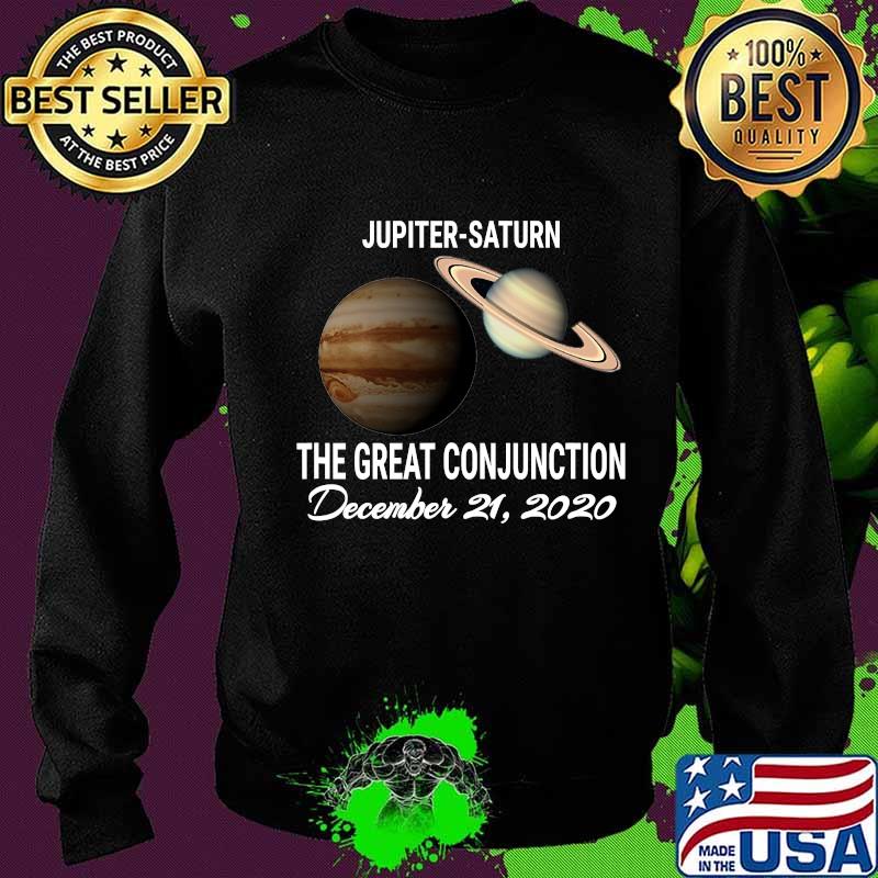 Jupiter Saturn Astronomy Planets Great Conjunction December 2020 Shirt Sweater Jupiter Saturn Astronomy Planets Great Conjunction December 2020 Shirt Sweater