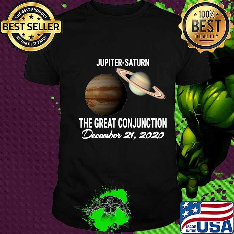 Jupiter Saturn Astronomy Planets Great Conjunction December 2020 Shirt