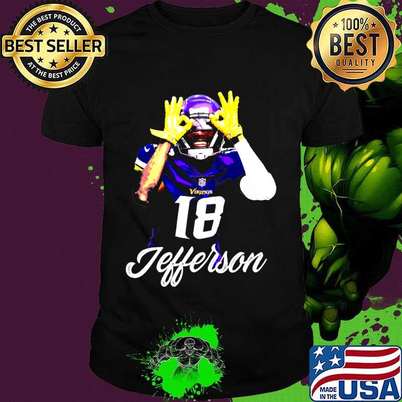 Justin Jefferson Vikings Football Shirt Justin Jefferson Vikings Football Shirt