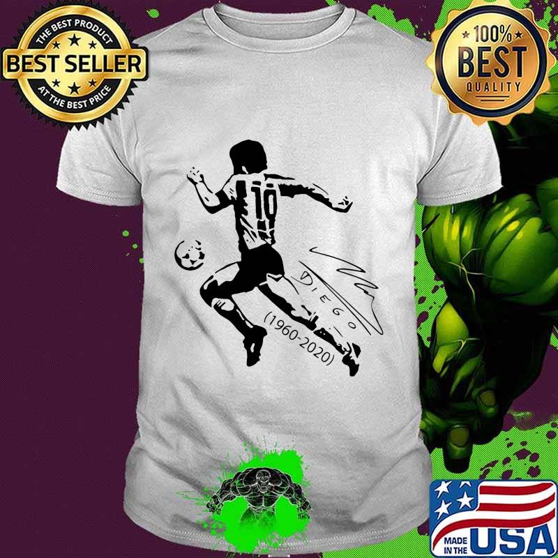 Legend Football Diego Maradona Signuature 1960 2020 Shirt