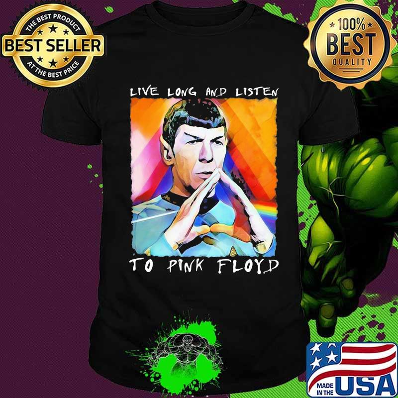 Live Long And Listen To Pink Floyd Lgbt Hand Cross Shirt