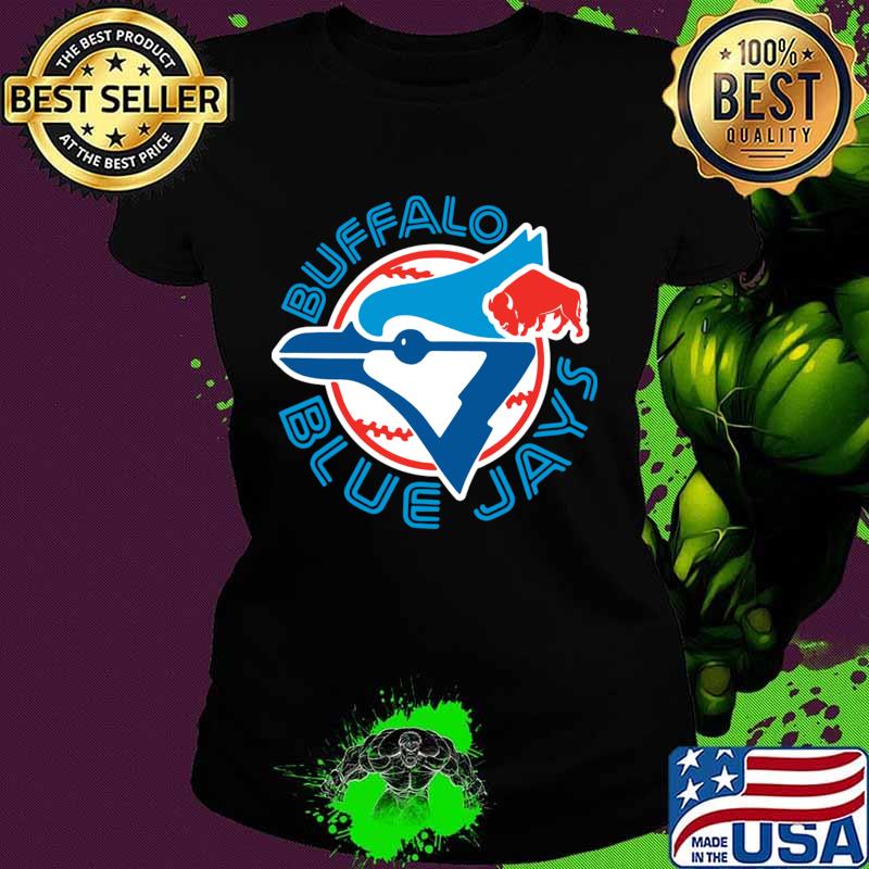 Logo Buffalo Blue Jays Baseball Shirt Ladies tee Logo Buffalo Blue Jays Baseball Shirt Ladies tee