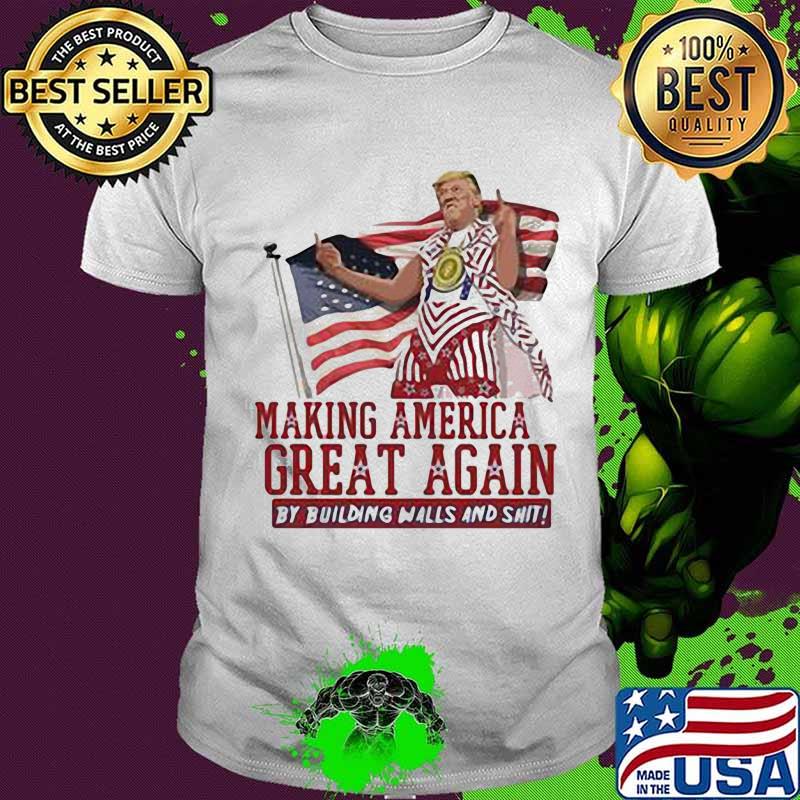 Making America Great Again Donald Trump President Usa Flag Election Shirt