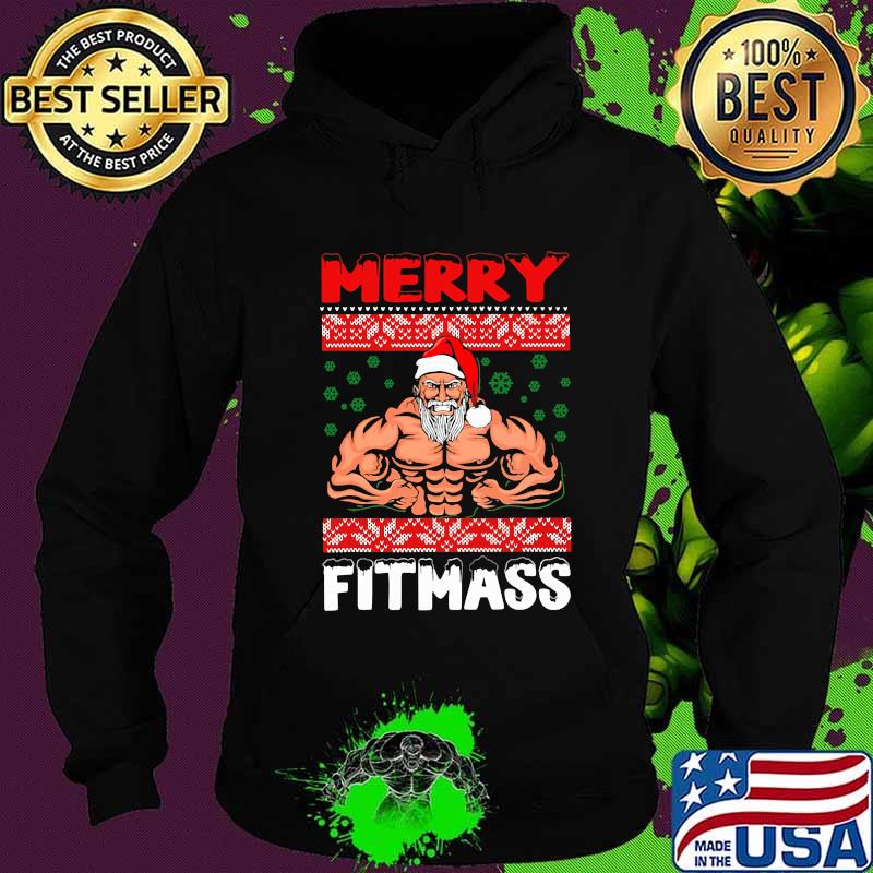 Merry Fitmas Santa Workout Gym Fitness Christmas Shirt Hoodie Merry Fitmas Santa Workout Gym Fitness Christmas Shirt Hoodie