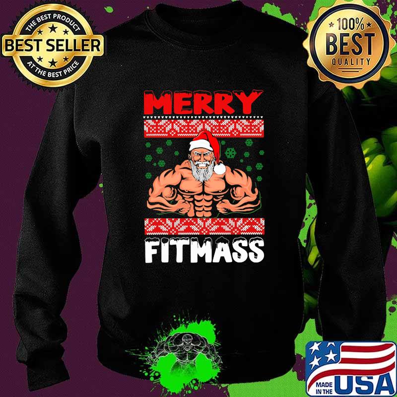 Merry Fitmas Santa Workout Gym Fitness Christmas Shirt Sweater Merry Fitmas Santa Workout Gym Fitness Christmas Shirt Sweater