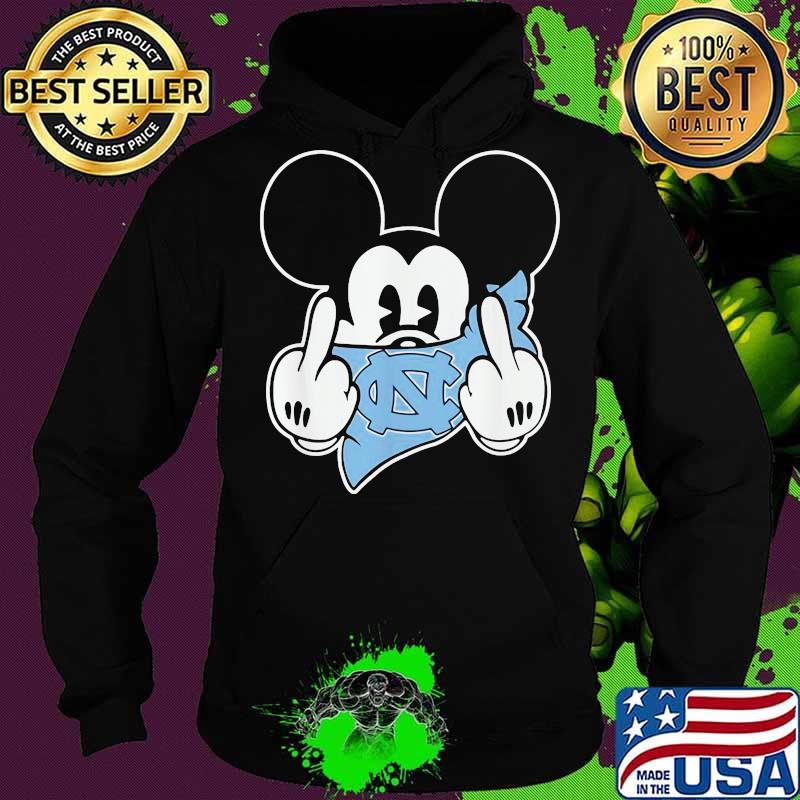 Mickey Middle Finger Mask North Carolina Tar Heels Football Disney Shirt Hoodie Mickey Middle Finger Mask North Carolina Tar Heels Football Disney Shirt Hoodie