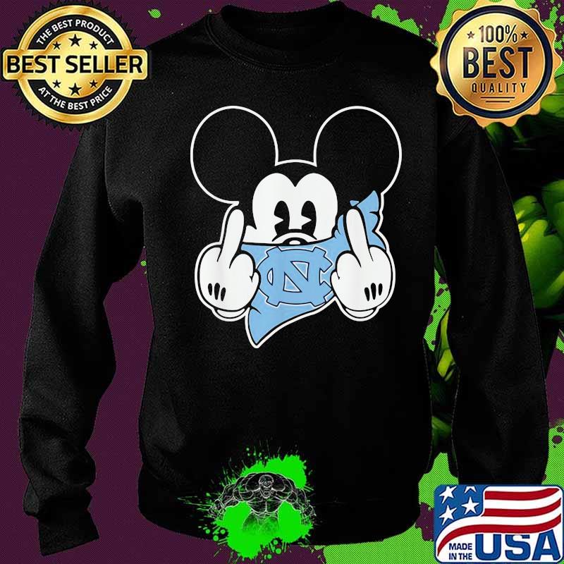 Mickey Middle Finger Mask North Carolina Tar Heels Football Disney Shirt Sweater Mickey Middle Finger Mask North Carolina Tar Heels Football Disney Shirt Sweater