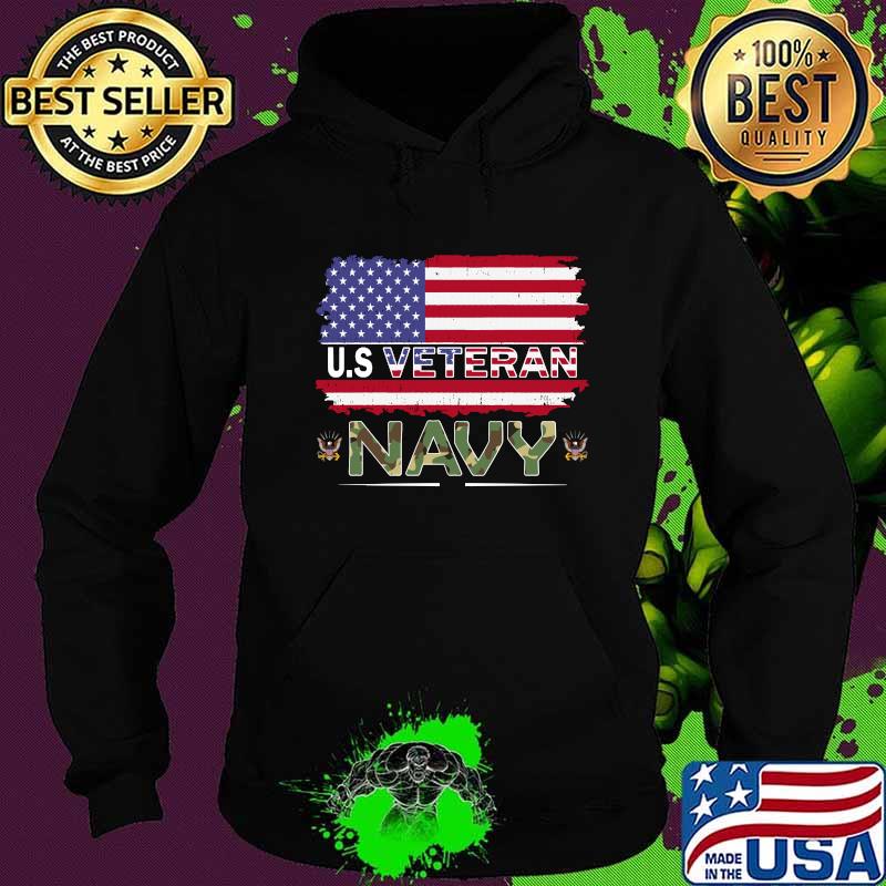 Navy Us Veteran American Flag Shirt Hoodie Navy Us Veteran American Flag Shirt Hoodie