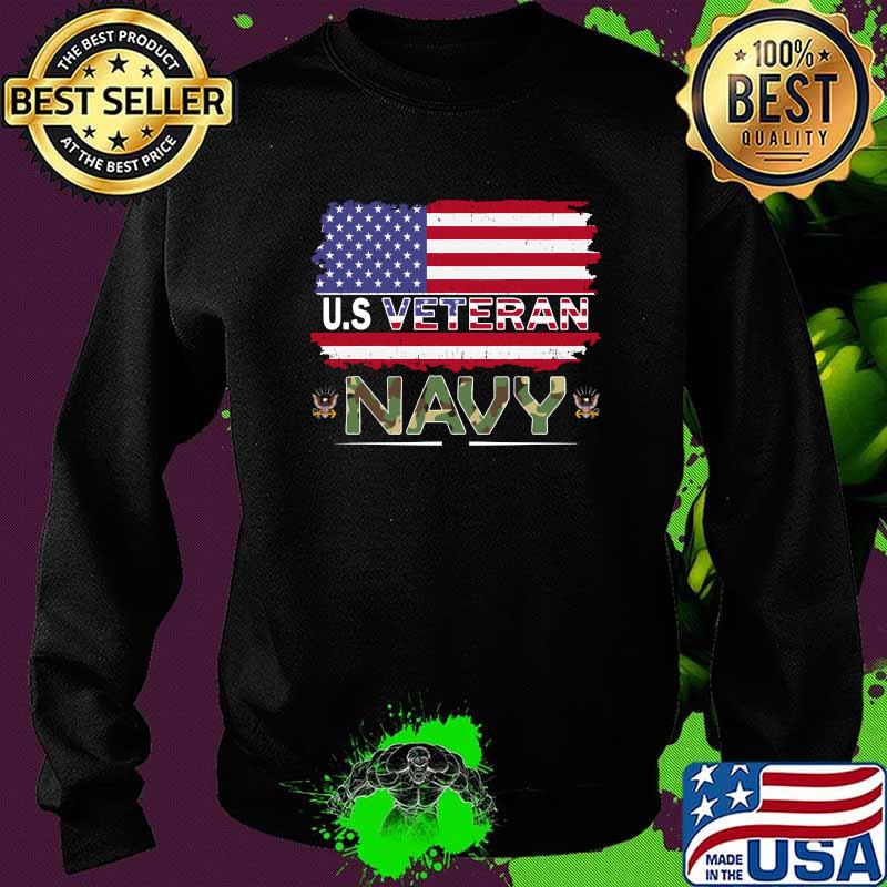 Navy Us Veteran American Flag Shirt Sweater Navy Us Veteran American Flag Shirt Sweater