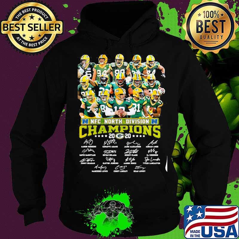 Nfc North Division Champions 2020 Signature Shirt Hoodie Nfc North Division Champions 2020 Signature Shirt Hoodie