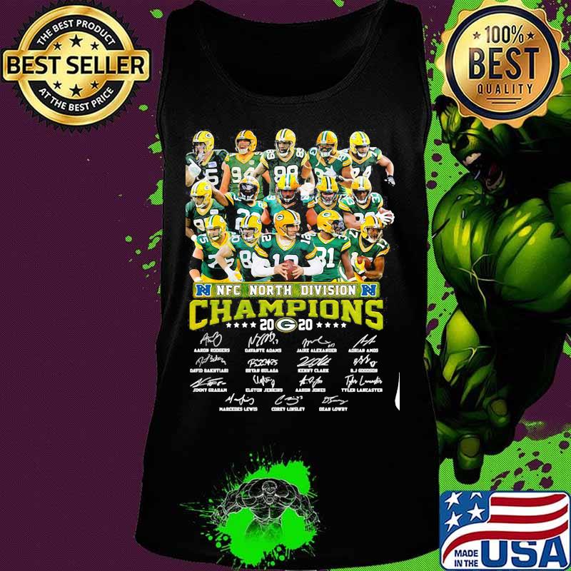 Nfc North Division Champions 2020 Signature Shirt Tank top Nfc North Division Champions 2020 Signature Shirt Tank top