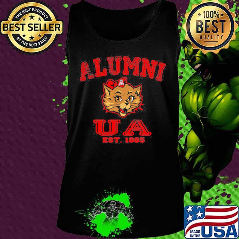 Official Alumni Ua Est 1885 Man Wildcat Red Bow Shirt Tank top Official Alumni Ua Est 1885 Man Wildcat Red Bow Shirt Tank top