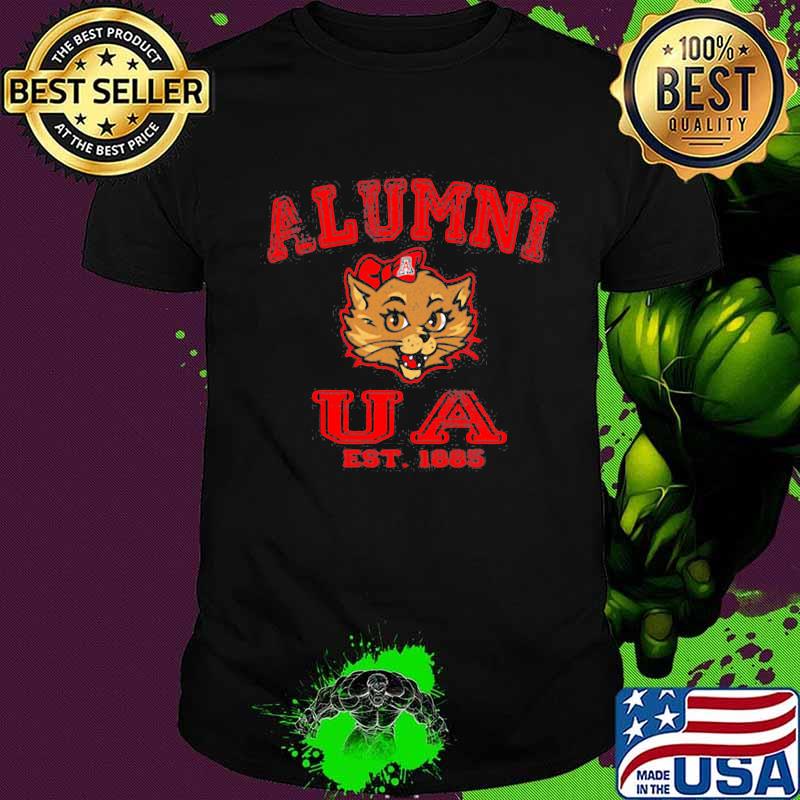 Official Alumni Ua Est 1885 Man Wildcat Red Bow Shirt