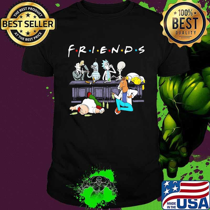 Official Friends Rick Horse Drink Wine Reservoir Drinkers Shirt
