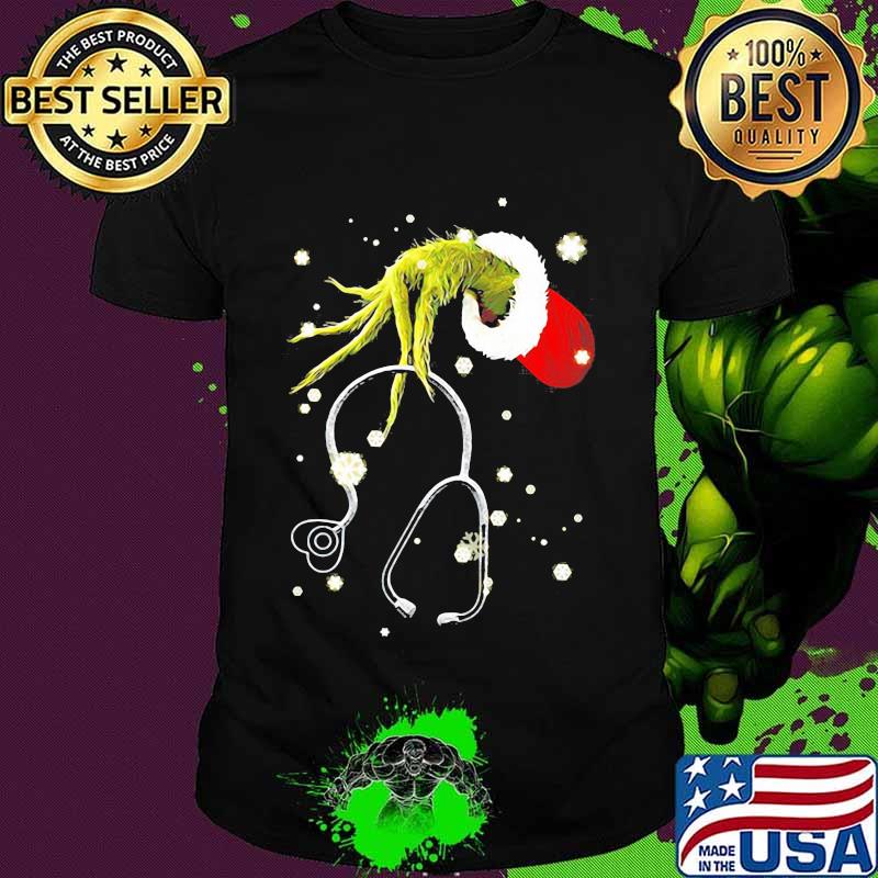 Official Grinch EMT Xmas Shirt