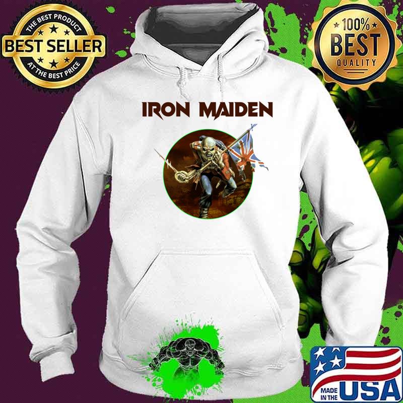Official Iron Maiden Skull Flag Shirt Hoodie Official Iron Maiden Skull Flag Shirt Hoodie