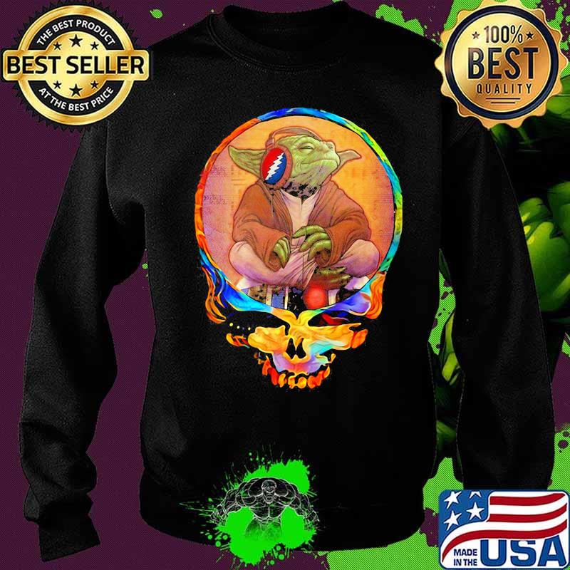 Official Skull Yoda Listen To Grateful Dead Shirt Sweater Official Skull Yoda Listen To Grateful Dead Shirt Sweater