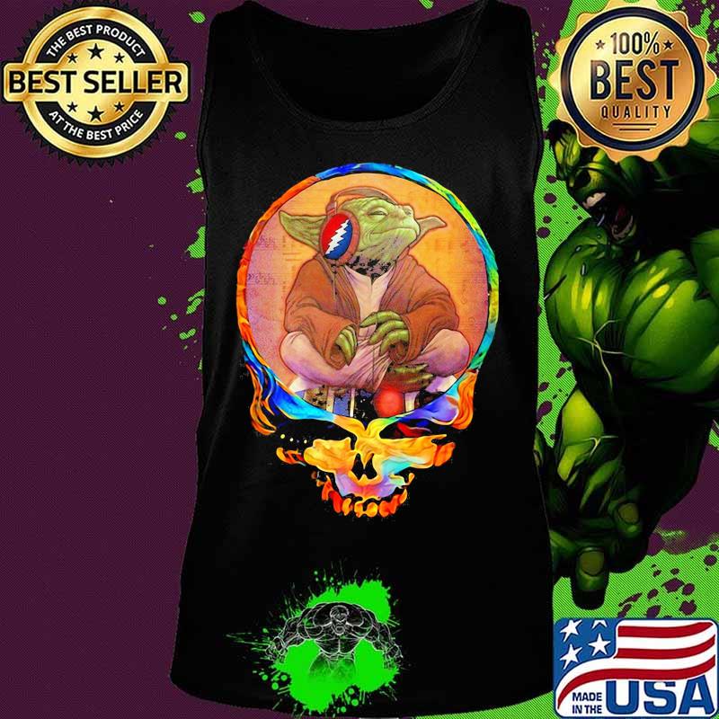 Official Skull Yoda Listen To Grateful Dead Shirt Tank top Official Skull Yoda Listen To Grateful Dead Shirt Tank top