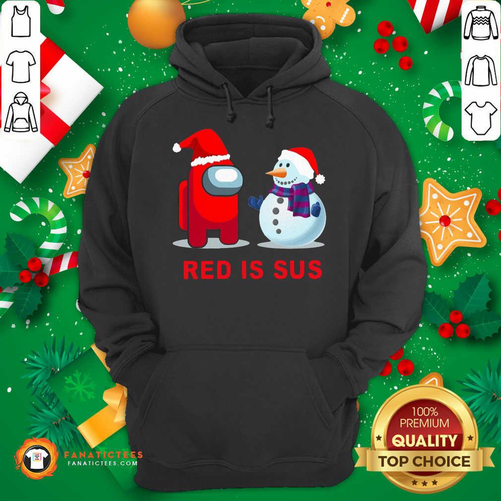 Original Red Is Sus Among Us Christmas Game Among Us Xmax Shirt