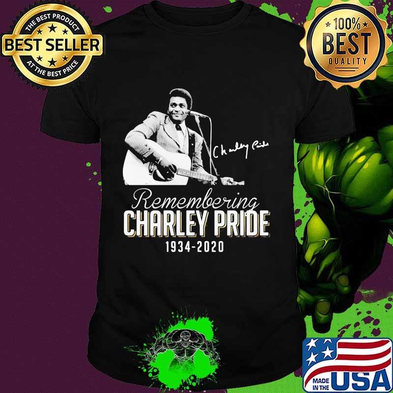Remembering Charley Pride 1934 2020 Guitar Signature Shirt Remembering Charley Pride 1934 2020 Guitar Signature Shirt