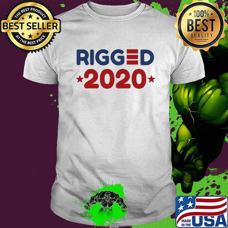 Rigged 2020 American flag shirt