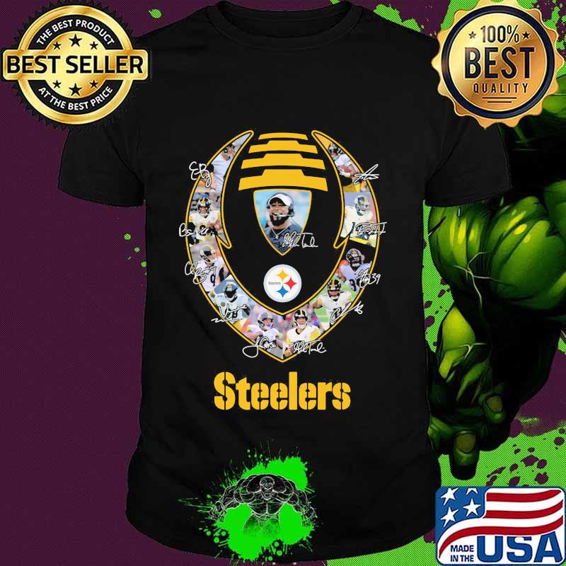 Rugby Ball Pittsburgh Steelers Signature Team Football Shirt