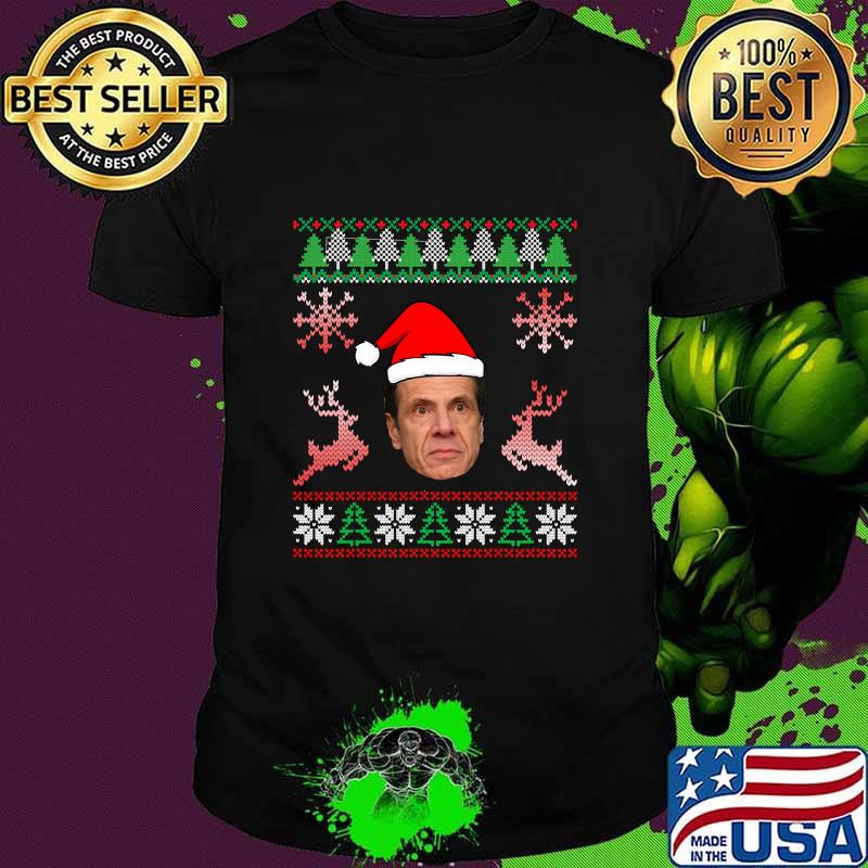 Santa Cuomo Peeking Looking At You Shirt