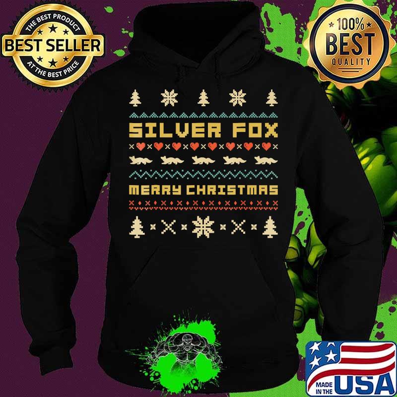 SILVER FOX Merry Christmas Ugly Christmas Shirt Hoodie SILVER FOX Merry Christmas Ugly Christmas Shirt Hoodie