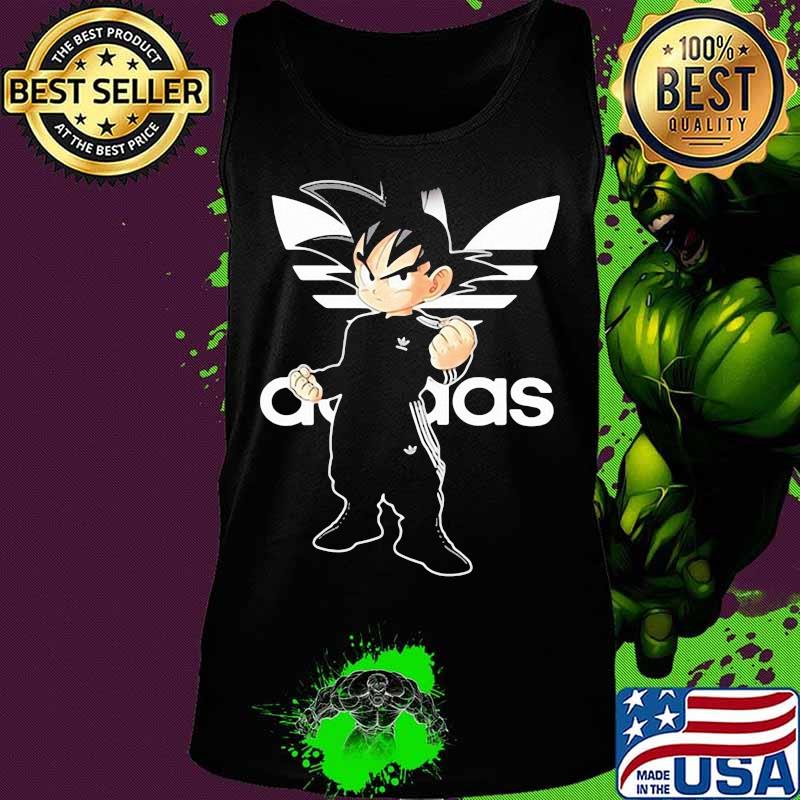 Songoku Dragon Ball Adidas Logo Shirt Tank top Songoku Dragon Ball Adidas Logo Shirt Tank top