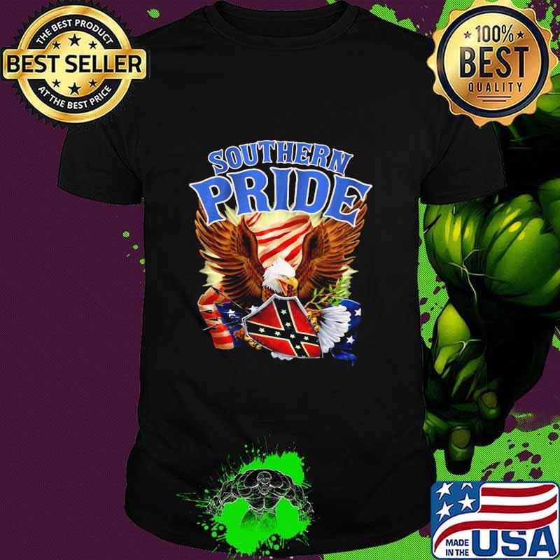 Southern Pride Eagle American Shield Flag Shirt