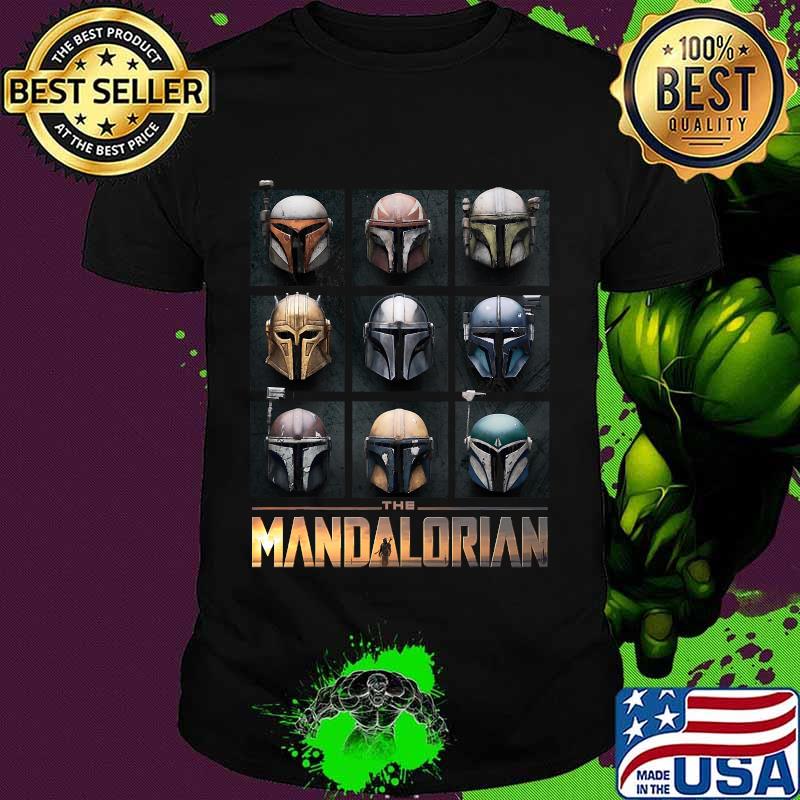Star Wars The Mandalorian Helmet Box Up Shirt