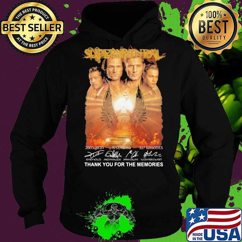 Supernatural Thank You For The Memories Signuature Shirt Hoodie Supernatural Thank You For The Memories Signuature Shirt Hoodie