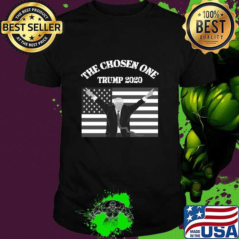 The Chosen One Trump 2020 I Voted Trump Flag Maga Shirt