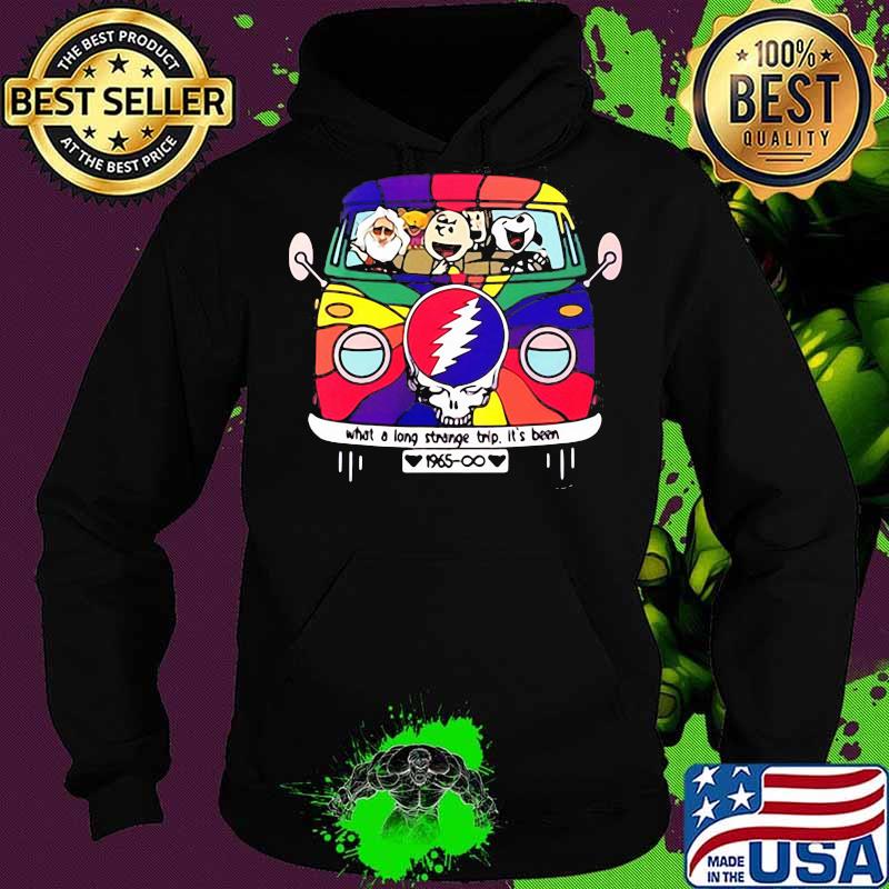 What A Long Strange Trip Its Been Bus Snoopy And Friends Dark Star Grateful Dead Steal Shirt Hoodie What A Long Strange Trip Its Been Bus Snoopy And Friends Dark Star Grateful Dead Steal Shirt Hoodie