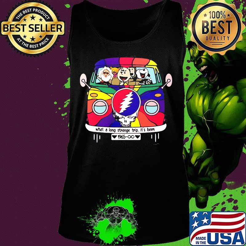 What A Long Strange Trip Its Been Bus Snoopy And Friends Dark Star Grateful Dead Steal Shirt Tank top What A Long Strange Trip Its Been Bus Snoopy And Friends Dark Star Grateful Dead Steal Shirt Tank top