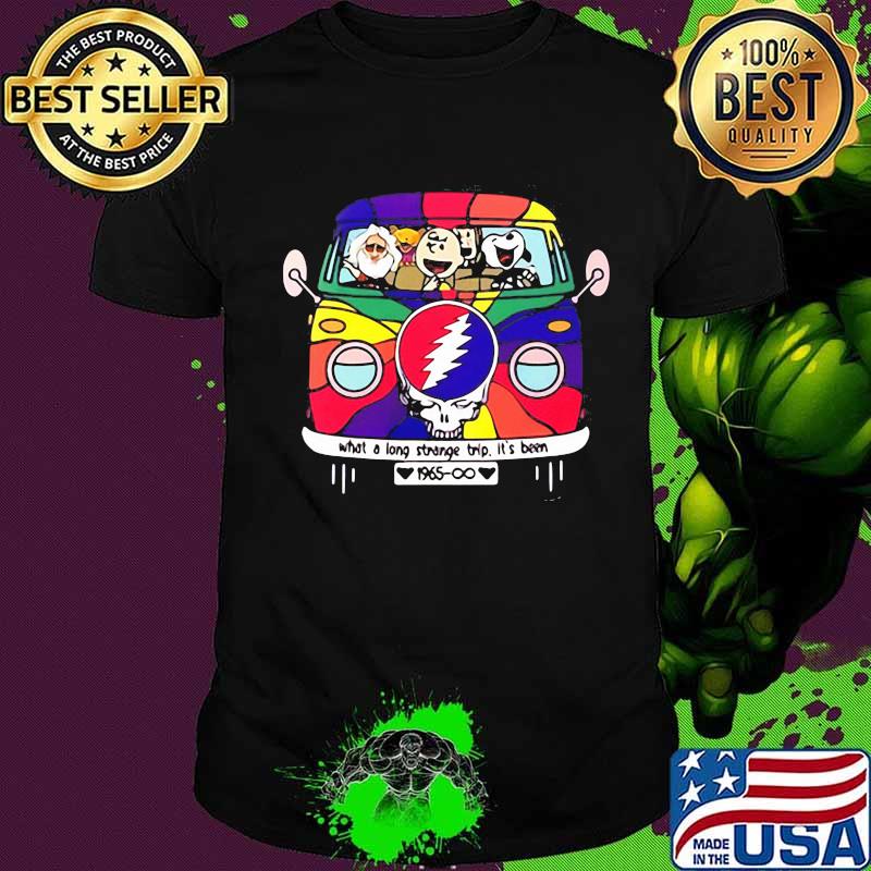 What A Long Strange Trip Its Been Bus Snoopy And Friends Dark Star Grateful Dead Steal Shirt What A Long Strange Trip Its Been Bus Snoopy And Friends Dark Star Grateful Dead Steal Shirt