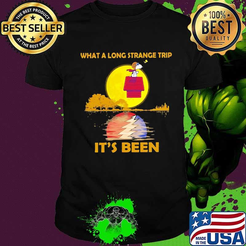 What A Long Strange Trip It’s Been Moon Snoopy Dark Star Grateful Dead Steal Shirt