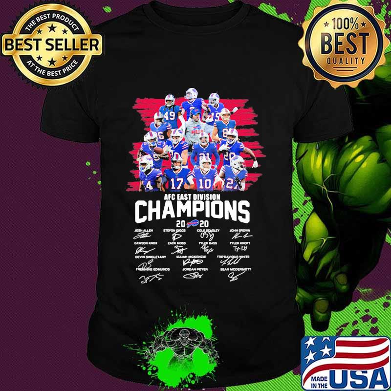 Afc East Division Champion 2020 Buffalo Bills Football Signature Shirt