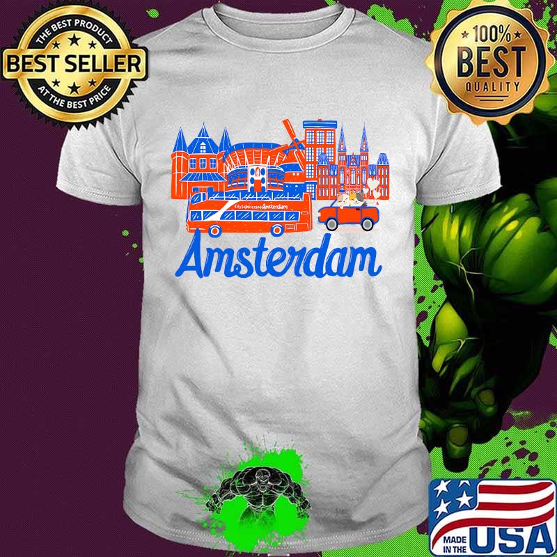 Amsterdam Netherlands I Love Amsterdam Souvenirs Shirt