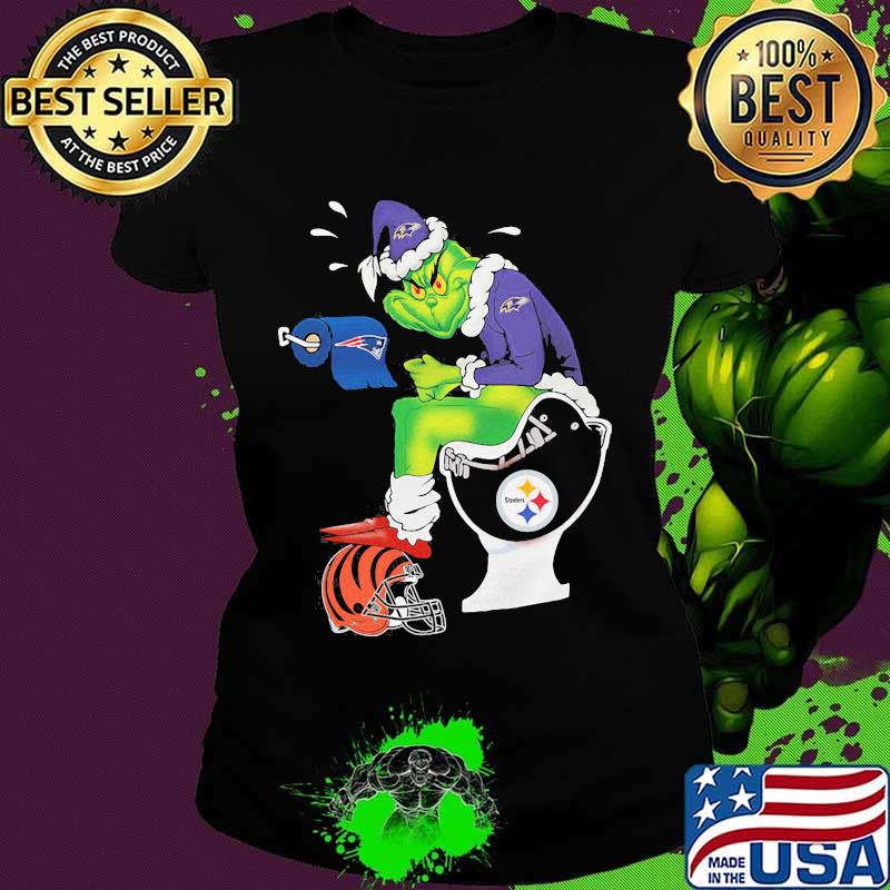 Baltimore Ravens Grinch Toilet Shirt Ladies tee Baltimore Ravens Grinch Toilet Shirt Ladies tee