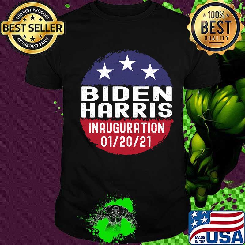 Biden Harris 2021 Inauguration Commemorative Retro Stars Shirt