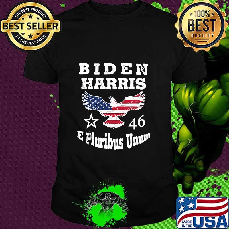 Biden Harris E Pluribus Unum 2021 Inauguration Eagle American Flag Shirt