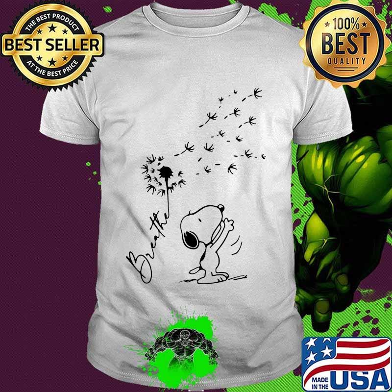 Breathe Snoopy Dandelion Shirt