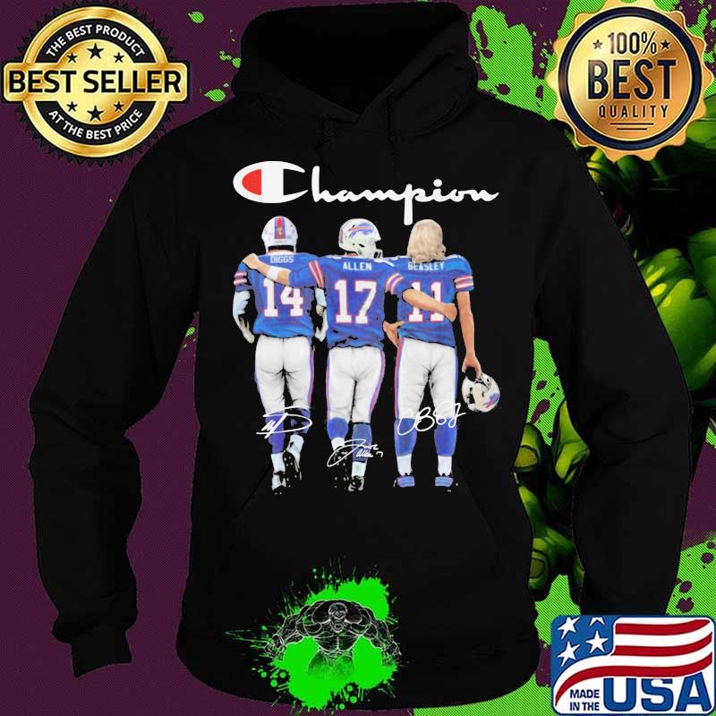 Champion Buffalo Bills Allen Beaslet Signature Shirt Hoodie Champion Buffalo Bills Allen Beaslet Signature Shirt Hoodie